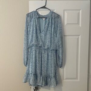 Gianni Bini Blue Floral Dress